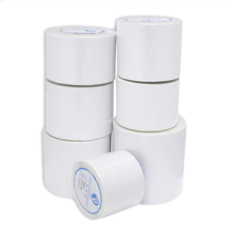 Enlightening bronze version adhesive label paper copper plate paper sticker barcode sticker thermal transfer photoprint paper 50-100 wide series single row 100 * 80 single-row one roll