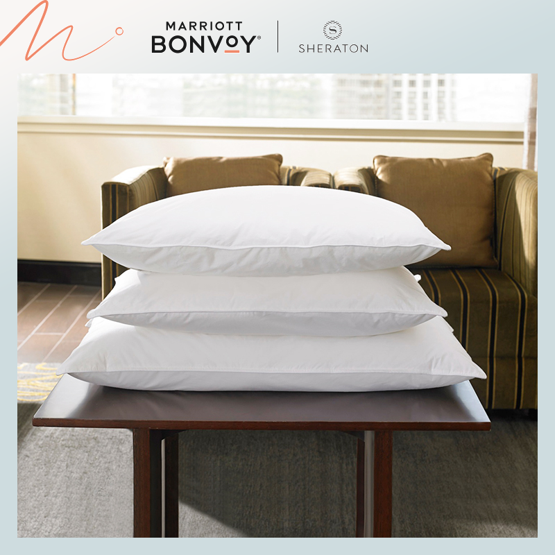 Sheraton Five-star Hotel Pillow Single Man Spring Autumn Home Sleep Care Cervical pillow core with pillowcase one