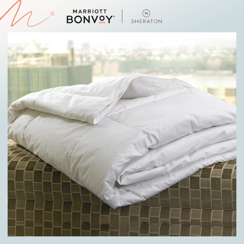 Sheraton Hotel White Goose Down By Five Star Hotel Bed Pint Spring Autumn Pure Cotton Fabric Warm Down Quilt Core Quilt