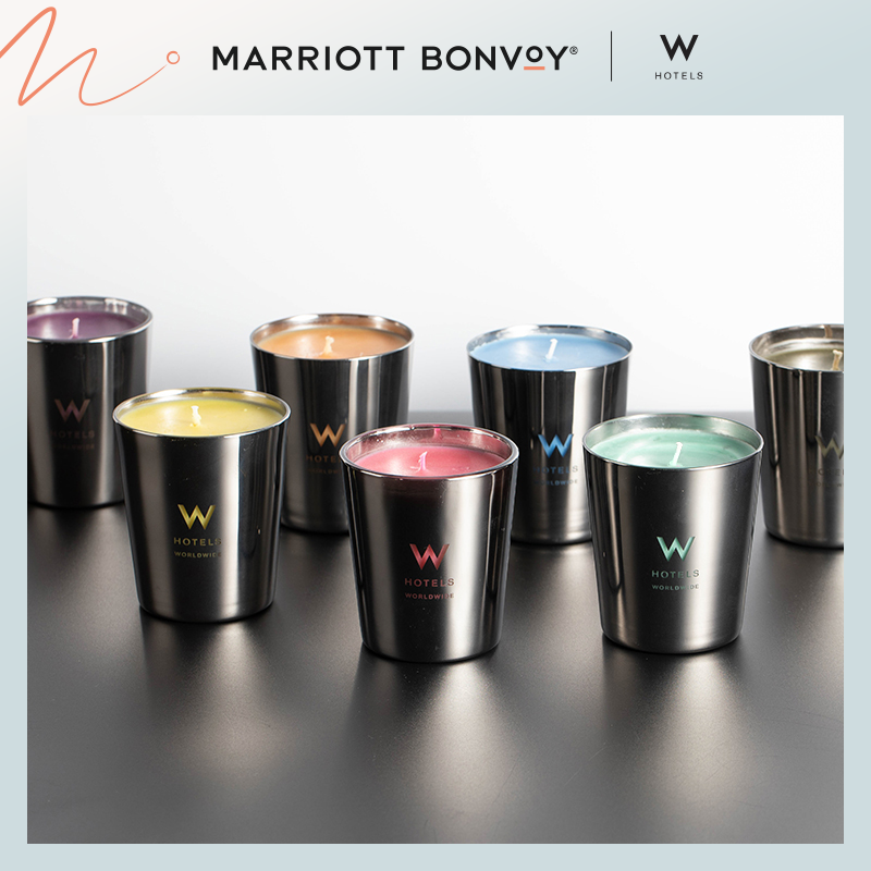 W Hotel Aroma Jasmine Sandalwood Citrus Scented Scented Candle Cup 5 Stars Hotel Import Home Scented Lavender Gift