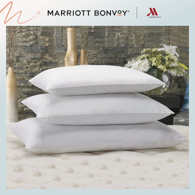 Marriott Hotel Pillow Washable Sleep Single Adult Five-star Hotel The Same Cashless and Neck Pillow Core