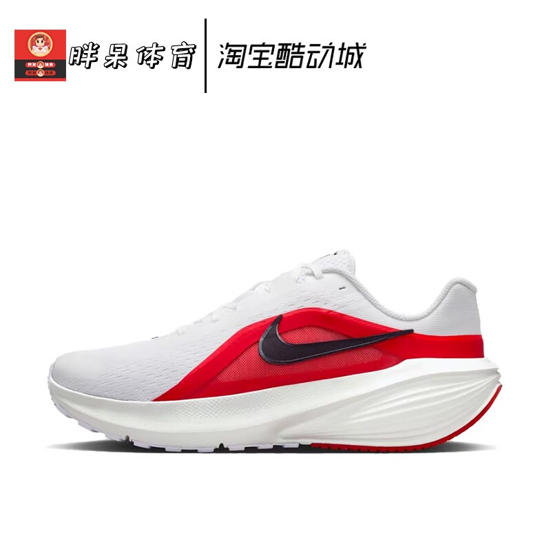 Nike Nike Downshifter 14 White and Red Sports Cushioning Training Running Shoes Ib1895-103