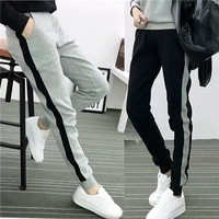 Mùa xuân 2018 mới đóng quần thể thao nữ mùa xuân và mùa thu mỏng phần cotton rộng kích thước lớn quần âu chân quần quần bò nữ