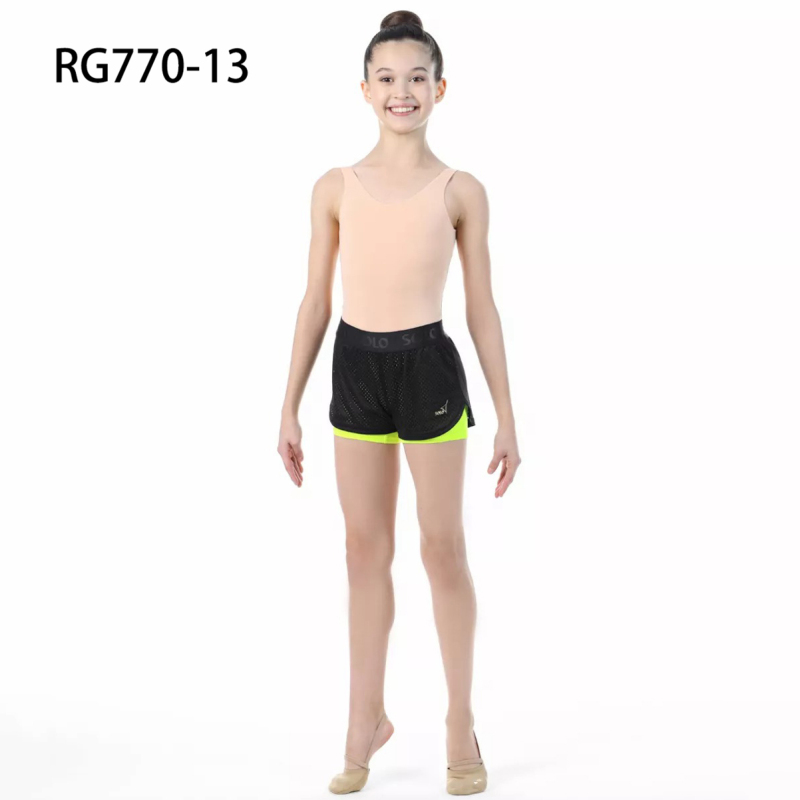 Russian Solo Quick-Drying Sports Shorts Anti-Exposure Shorts Black Shorts Shorts Rg770-13