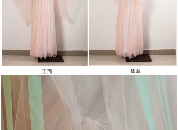 Sansheng III Shili Taohua Douyin Trang phục cổ xưa tương tự Hanfu Fairy tươi mới và được cải thiện hiệu suất hàng ngày - Cộng với kích thước quần áo