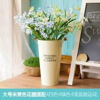 Большой рис желтый+4 белый 4 зеленый 4 светло -голубого цветок дороги