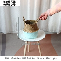 Цветочная вода из морских водорослей и зеленое дно цуб