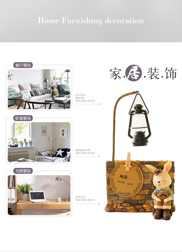 Miyazaki Chunlong mèo đèn bàn sáng tạo đêm hoạt hình phụ kiện nhà trang trí phòng khách bàn nhựa trang trí tiệm đồ dcor
