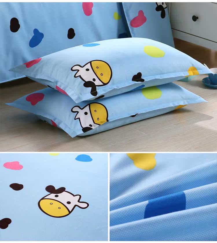 Nghiền gối tăng gối đặt đơn dây kéo gối đặt một cặp 2 vỏ gối người lớn gối tựa đầu giường