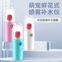 Nano handheld spray water replenishing instrument Face side moisturizing humidifier sunscreen Home carry-on portable charging cosmetic instrument