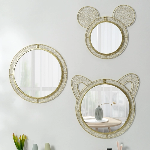 Детский сад туалет мультфильм железное зеркало висеть на стене освобождение от туалета туалет туалет туалет, нордическое зеркало в ванной комнате зеркало зеркало