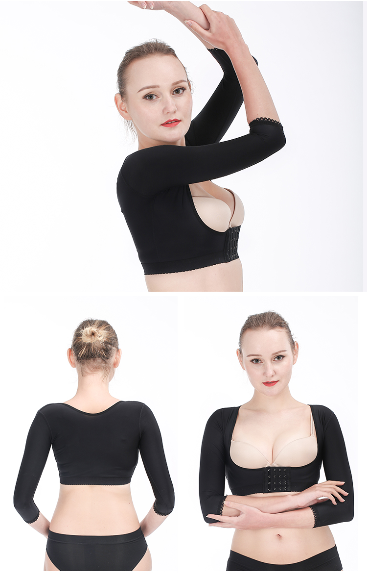 Cánh tay hút mỡ sau cơ thể corset bụng sửa chữa sửa chữa cơ thể corset bộ sưu tập cánh tay mỏng phó mặc quần áo định hình - Corset áo ngực