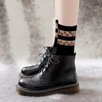 Long Socks Children Ins Tidal Net Red Out of accessories Martin Boot in matching Martin boots BAO WEN paired with socks winter in shark pants