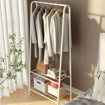 Small space hanger floor-to-ceiling bedroom strong and durable hallway coat rack simple clothes drying rack indoor small shelf