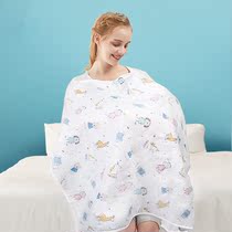 Pregnant women go out to feed anti-light artifact fig lactation towel summer autumn thin suspender shawl breathable