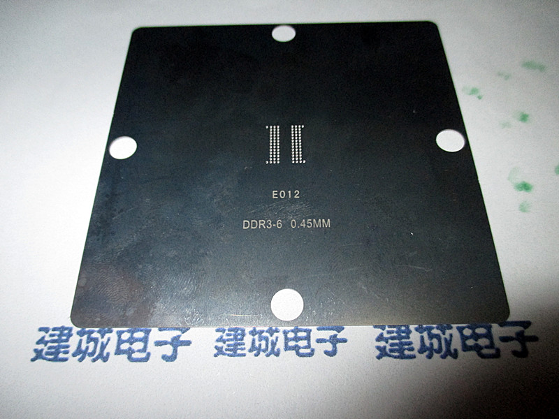 DDR memory chip plant ball-rooted tin steel mesh DDR3-6 steel mesh BGA82 ball hole 80 * 80 straight beat