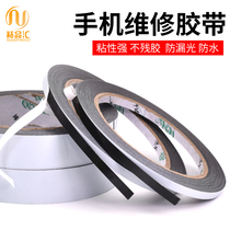 Strong black double-sided tape ultra-thin high-viscosity 0 3mm thick PE foam sponge double-sided tape for mobile phone maintenance double-sided tape screen frame with black double-sided foam tape wholesale