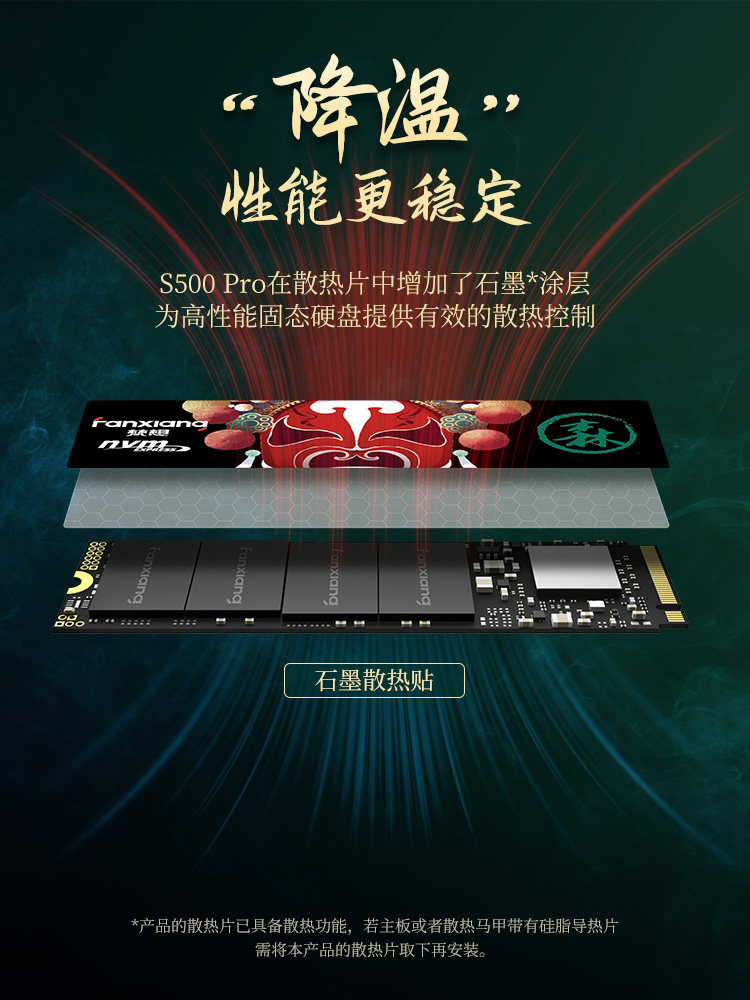 Fanxiang S500Pro Ssd Solid State Drive 1t 2t 500g Desktop Computer Notebook Solid State Drive M2Pcie3