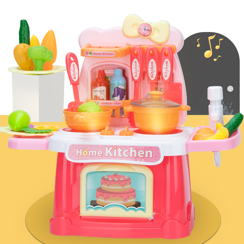 Children play house wine kitchen toy set Baby girl Boy boy girl child cooking cooking simulation kitchenware