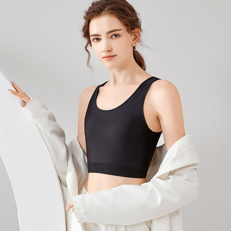 Japan big code wrap in chest underwear big chest and chest theorist one-piece set head harness chest-handsome t-women's anti-drooping-Taobao