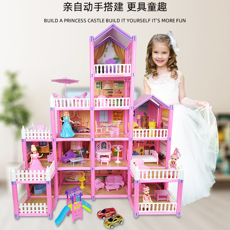 Children dressed as Home Wine Toys Princess Castle Villa Eva Cottage House Dream Suit Girl Birthday Presents Boy