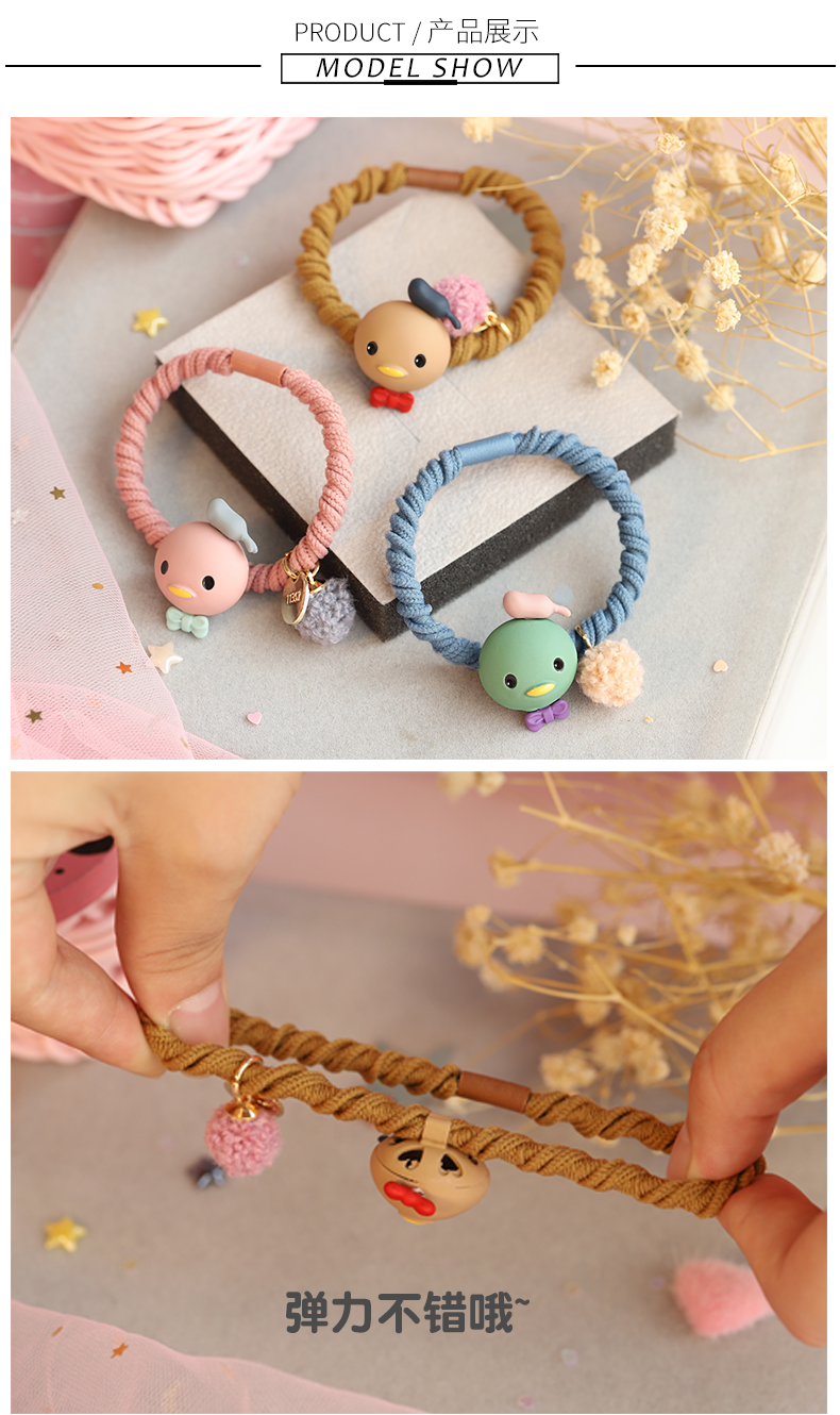 Dây buộc tóc bằng cao su cho trẻ em không làm tổn thương tóc đơn giản và đáng yêu shop phụ kiện tóc