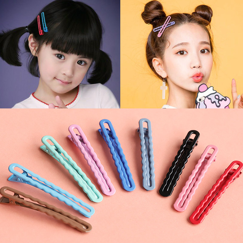 Net Red Hair Clip Cute South Korea Headwear Adult 100 Hitch Elegant Hair Clip Clip Livesea Minimalist Personality Candy Color