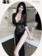 Sexy Bed Autumn and Winter 2023 New Hip Covering Underwear Female Slim Lace Couple Fun Nightgown