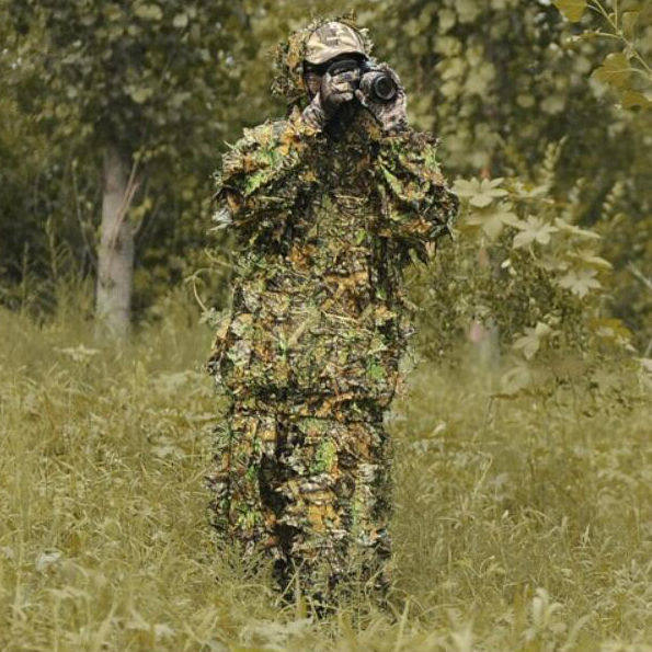 Camouflage Auspicious Clothing Leaves to Eat Chicken Suit Leafy Camouflage Clothing Forest Hunting For Outdoor Grass-Taobao