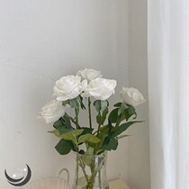 () Retro-style emulation moisturizing rose Romantic Fake Flowers Desktop Pendulum and Teenage Hearts write