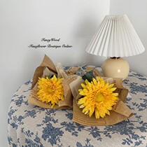 () Inwind Thousand Layers Sunflower Simulation Flowers Fake Flowers Room Decoration Bouquet Living-room TV Cabinet Table