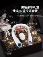 Массажер, черная легкая подарочная коробка, дистанционное управление