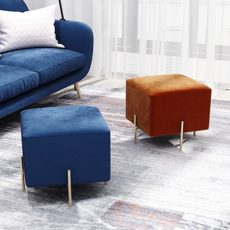 Small stool sofa stool living room creative fashion Nordic long household small pier door wearing shoes changing shoes stool pedal