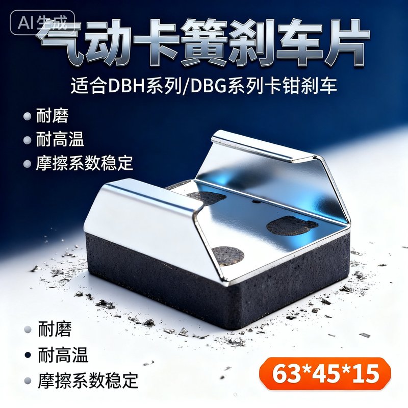 Air Pressure Disc Brake Cutting Machine Disc Pneumatic Circlip Brake Friction Brake Pad Dbhdbg-105205