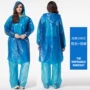 Áo mưa poncho trong suốt quần mưa đặt tách loại dành cho người lớn đi bộ ngoài trời áo mưa bộ cao cấp nhập khẩu