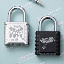 Code Lock Padlock Customizable gate Courtyard Burglar Window Dorm Room Outdoor Code Lock Home Metal Big Coded Lock
