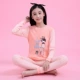 Cô gái Qiuyi Qiuku cotton nhiệt đồ lót phù hợp với nữ trung học cơ sở học sinh trung học nửa cao cổ áo len mỏng phụ nữ