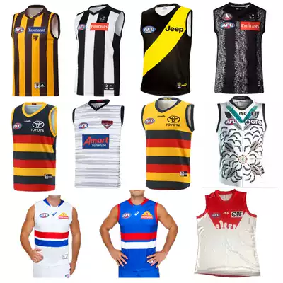 AFL Australian Ravens Brisbane Vest Mountain Eagles Richmond Essen rugby clothes rugby