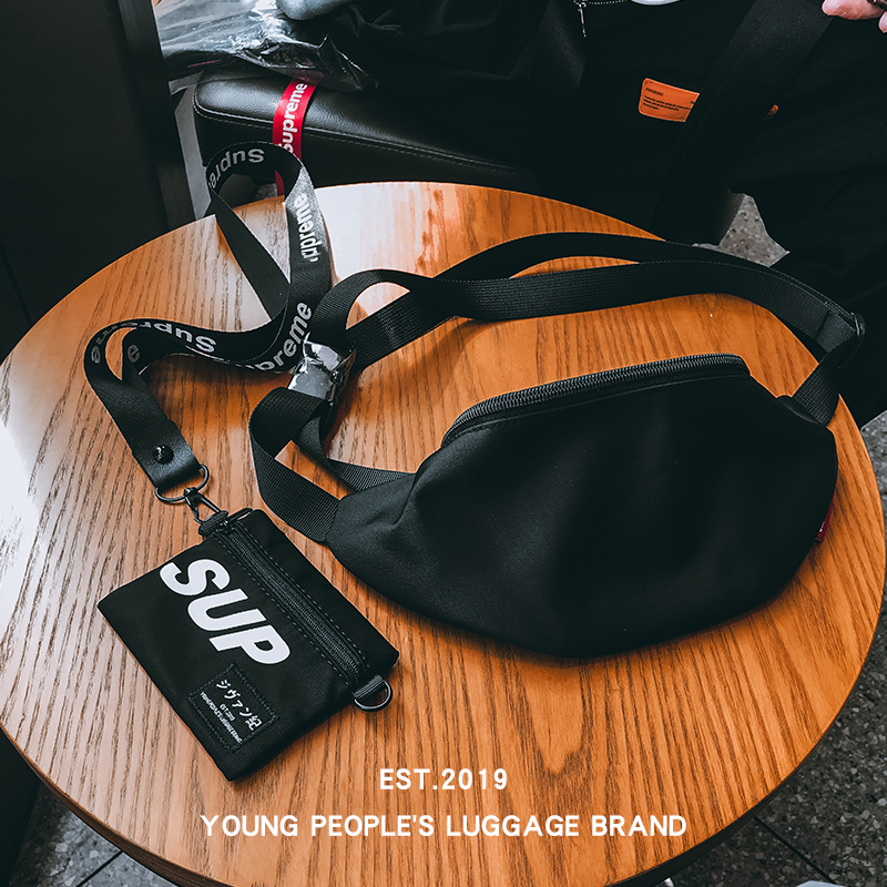 Shivan Ji Japanese ins small chest bag bungee bag men's mini bag waist bag national tide shoulder messenger bag female