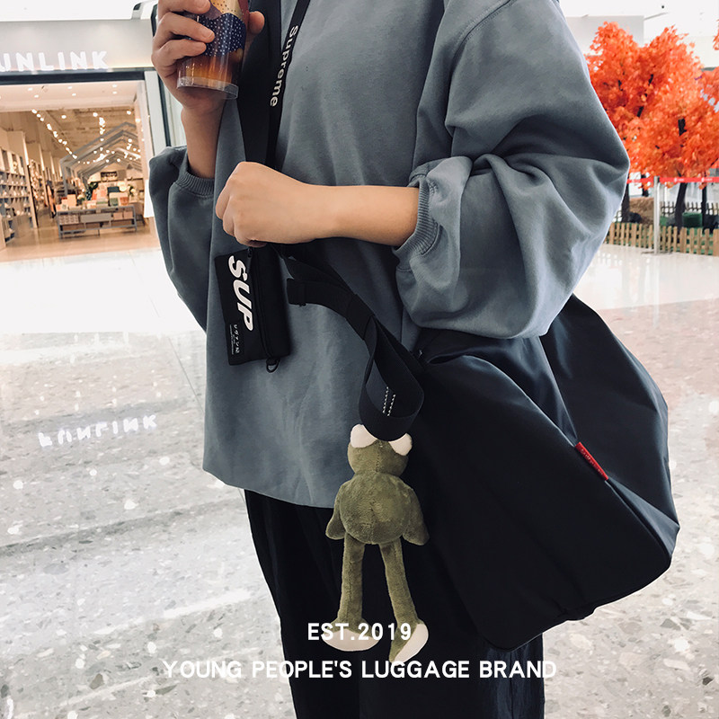 CHAOFANJI Japanese shoulder bag men's sports fitness bag tooling tide brand messenger bag travel bag backpack women