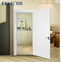 Yihe doors and windows simple modern ivory white wooden door indoor paint room door swing door solid wood composite door sliding door