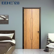 yi he doors and windows paint wooden door modern minimalist interior door environmental protection mute small apartment security door