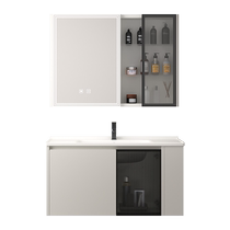 Mona Lisa Stainless Steel Bath Room Cabinet Combined Makeup Containing Wash Face Wash Basin Cabinet Cream Windwash Terrace 1145