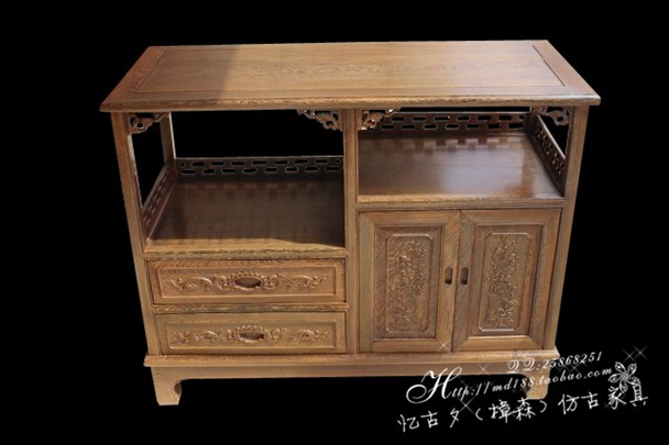 Tủ trà Sideboard Tủ rượu Bữa ăn Tủ cánh gà Ming và Qing Cổ điển Nội thất gỗ gụ tủ treo quần áo