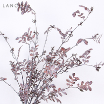 Lancol New Chinese Meditation Simulation Flowers Landing Locust Tree Leaves Living-room To Put Pattern Boards To Decorate Fake Flowers