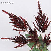 Lancol Eurostyle emulated florist red single only fallen new womans home living room to put florist for matching flower fake flowers