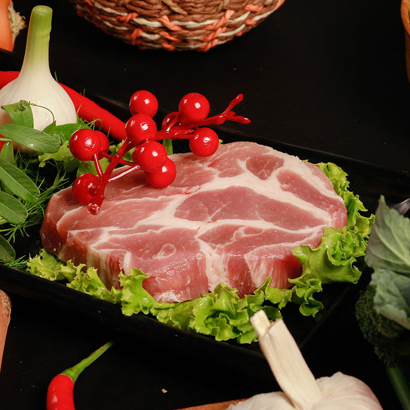 华正 梅花肉 猪肉 3斤 天猫优惠券折后￥69包邮（￥99-30） 送溜肉段450g、锅包肉400g、狮子头400g三选一