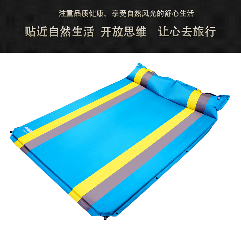 Bơm hơi tự động - Thảm chống ẩm / Mat / Gối tấm trải đi picnic