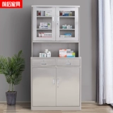 Медицинский шкаф кабинета кабинета Западной медицины с лекарственным кабинетом аптеки Медицинский офис Доктор управляет фармацевтическими шкафами из нержавеющей стали