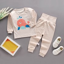 1 and a half years old childrens underwear girl childrens baby autumn clothes and trousers set 2 5 cotton thread clothes 1-3 years old